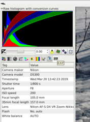 standalone importer for raw camera images