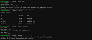 program for managing a Netfilter firewall