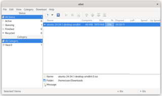 easy-to-use download manager written in GTK+