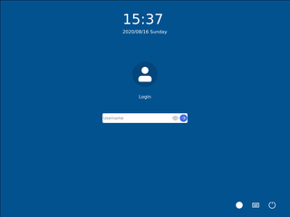 Lightdm greeter for UKUI