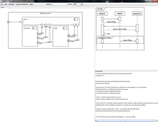 simple, text driven UML drawing tool
