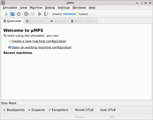 Virtual machine simulator based around the MIPS R2/3000 microprocessor