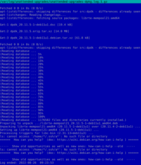 automatic installation of security upgrades