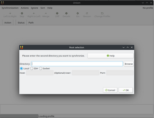 file synchronization tool (all GTK+ versions)