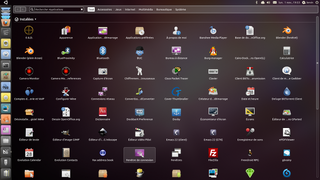 Applications place of Unity (Netbook)