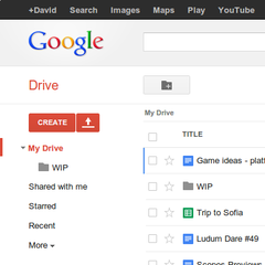 Google Drive scope for Unity
