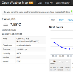 Openweathermap scope for Unity