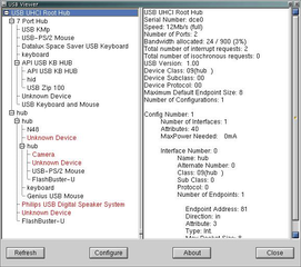 USB device viewer