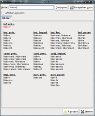 French and Italian conjugator - GNOME interface