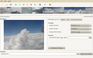 Make and export image slideshows