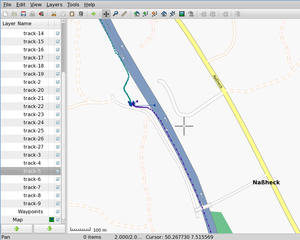 GPS data editor, analyzer and viewer