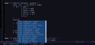 gocode integration for Vim