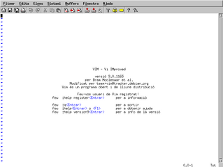Vi IMproved - enhanced vi editor - with Motif GUI