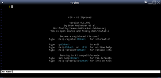 Vi IMproved - enhanced vi editor