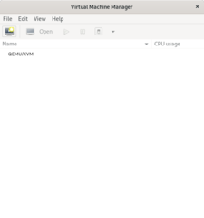 desktop application for managing virtual machines