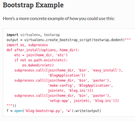 Python virtual environment creator (Dependency package)