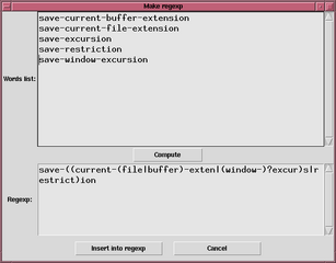 Interactively debug regular expressions