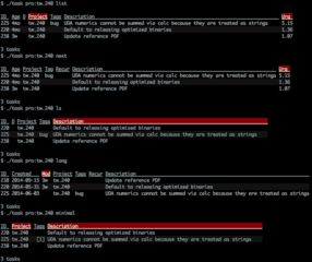 full-screen terminal interface for Taskwarrior
