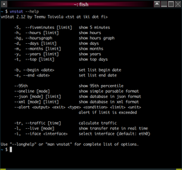 console-based network traffic monitor