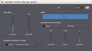 Screenshot of VocProc