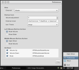 systray volume icon for alsa