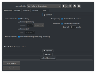 Desktop Client for Borg Backup
