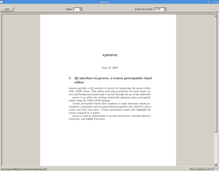 Qt interface to prerex, a course prerequisite chart editor