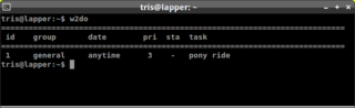 simple text-based todo manager