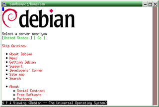 WWW browsable pager with excellent tables/frames support
