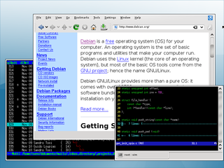 enhanced window manager based on 9wm