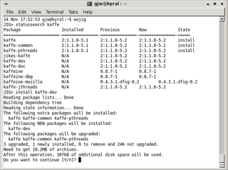 unified package management front-end for Debian/Ubuntu