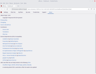 lightweight and efficient ads, malware, trackers blocker (Firefox)