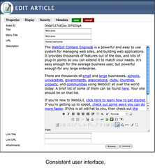 Content management platform to maintain complex web sites