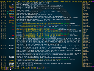 Fast, light and extensible chat client - console client