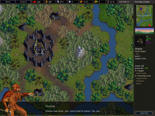In-game screen