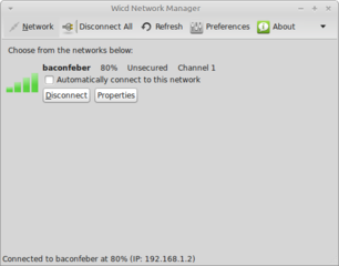 wired and wireless network manager - GTK+ client