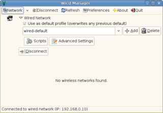 wired and wireless network manager - metapackage