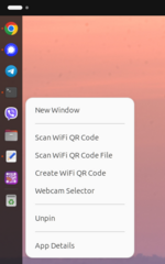 Wi-Fi password share via QR codes
