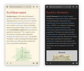 Wikipedia reader for the GNOME Desktop