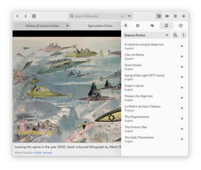 Wikipedia reader for the GNOME Desktop