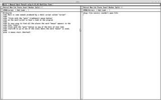 work-alike of the Acme programming environment for Plan 9