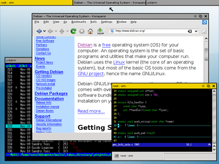 small and simple Amiga-like window manager