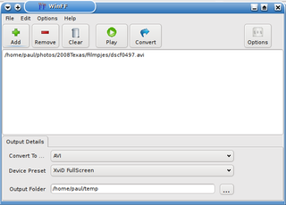 graphical video and audio batch converter using ffmpeg or avconv