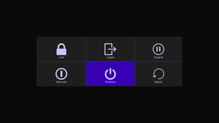 logout menu for wayland environments