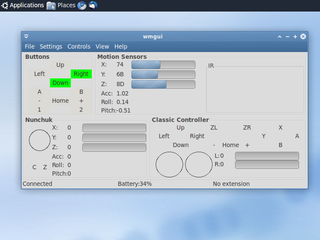 Wiimote GUI