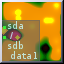 hard drive activity monitor dockapp