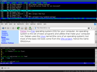 lightweight tabbed and tiled X11 window manager, version 3