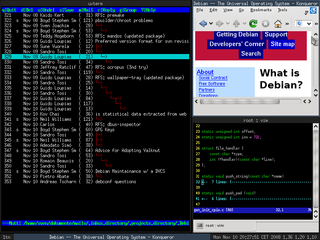 lightweight tabbed and tiled X11 window manager, version 2