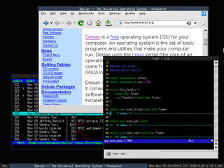 lightweight tabbed and tiled X11 window manager, version 2
