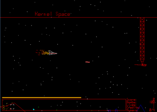 retro-styled side-scrolling shoot'em up arcade game